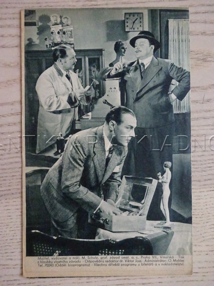 ŠTĚSTÍ Z NEBE, W. DOHM, BIO PROGRAM Č. 487, 1937