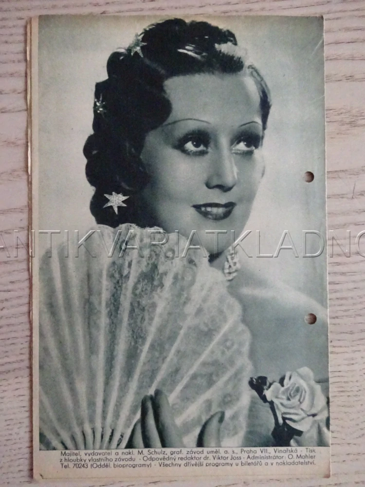 ZEMĚ LÁSKY, A. MATTERSTOCK, BIO PROGRAM Č. 500, 1937
