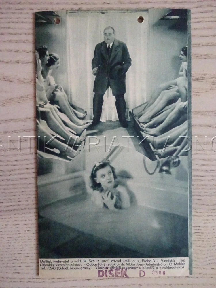 MILIONOVÁ ZÁVĚŤ, F. CZEPA, BIO PROGRAM Č. 505, 1937