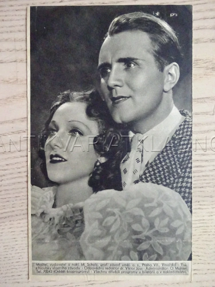 TULÁCI, P. HORBIGER, BIO PROGRAM Č. 522, 1937