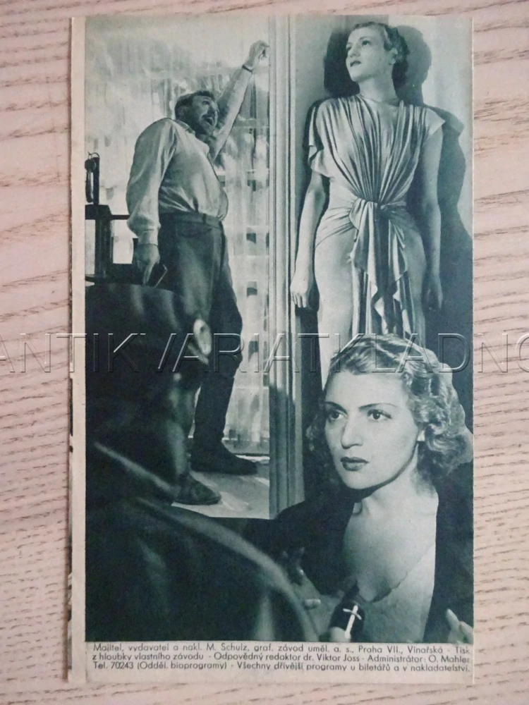 DVOJÍ ZLOČIN NA MAGINOTOVĚ LINII, V. FRANCEN, BIO PROGRAM Č. 526, 1937