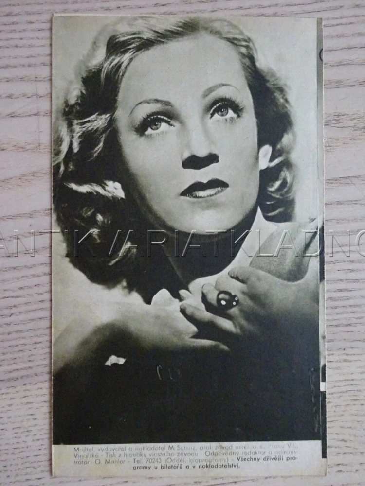 SVATÁ LEŽ, P. NEGRI, BIO PROGRAM Č. 586, 1938