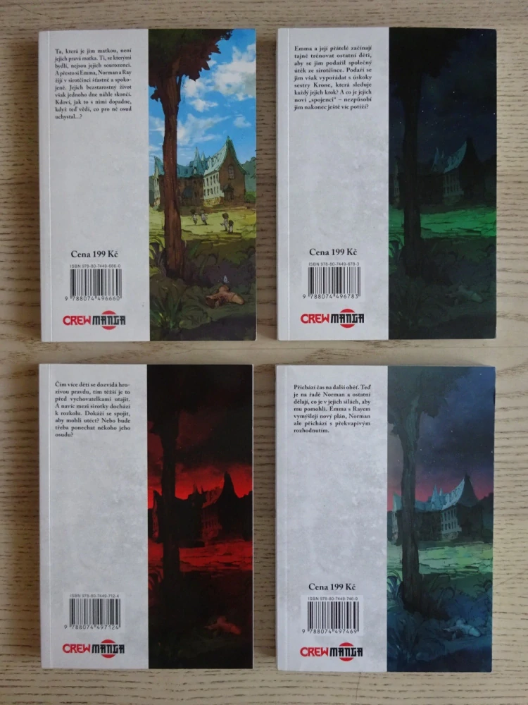 ZASLÍBENÁ ZEMĚ NEZEMĚ 1-4, MANGA KOMIKS, **an