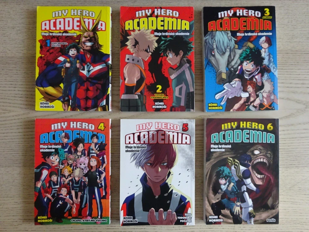 MOJE HRDINSKÁ AKADEMIE 1-18, OBČANSKÁ HLÍDKA, MANGA KOMIKS, chybí č.11. **an