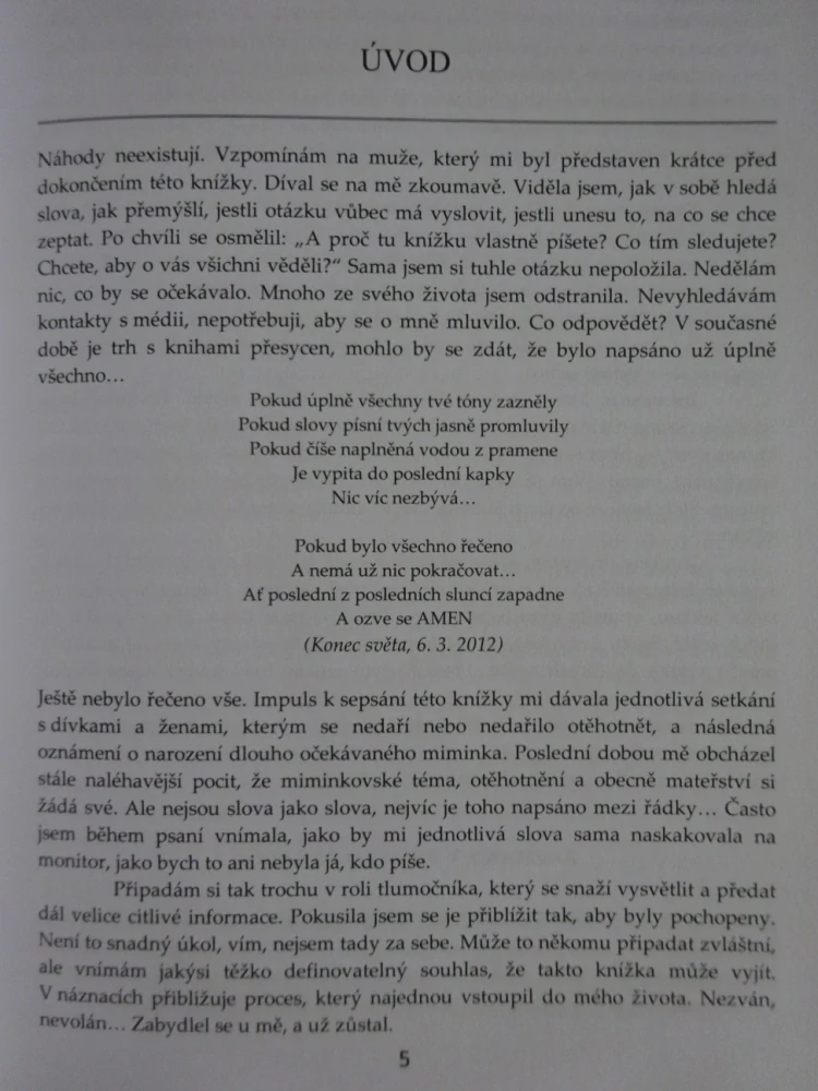 PROČ K NÁM MIMINKO NECHCE, WAHLGRENIS, **an