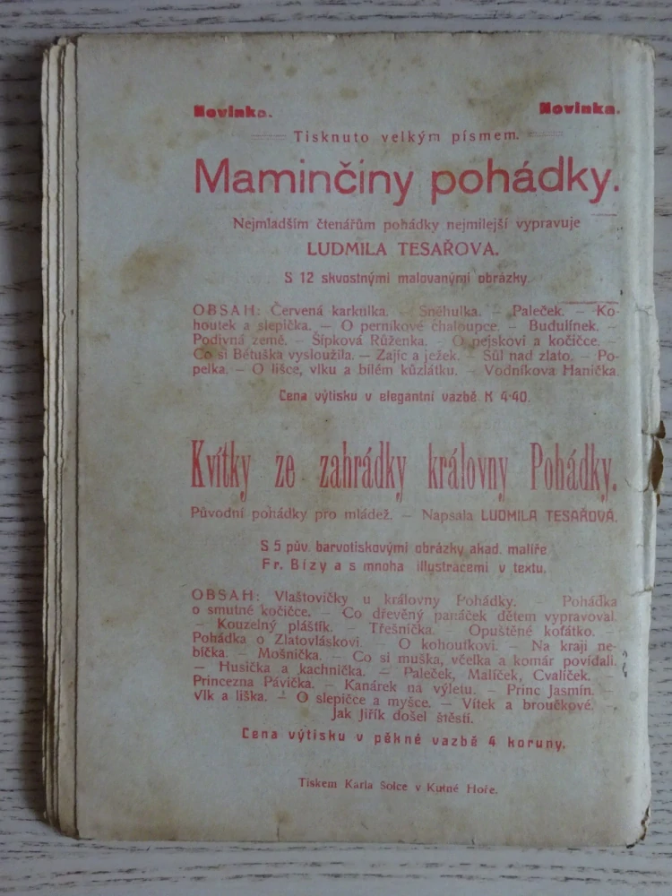 O NESPOKOJENÉM KRÁLÍKU A JINÉ, POHÁDKY Z CELÉHO SVĚTA SV. 5 (MNOHÉ FANTASY)