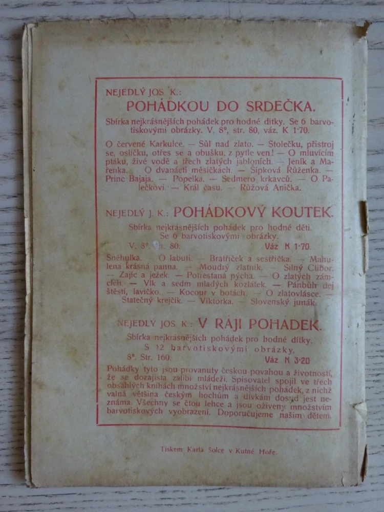 KOUZELNÉ MELOUNY A JINÉ, POHÁDKY Z CELÉHO SVĚTA SV. 26 (MNOHÉ FANTASY)