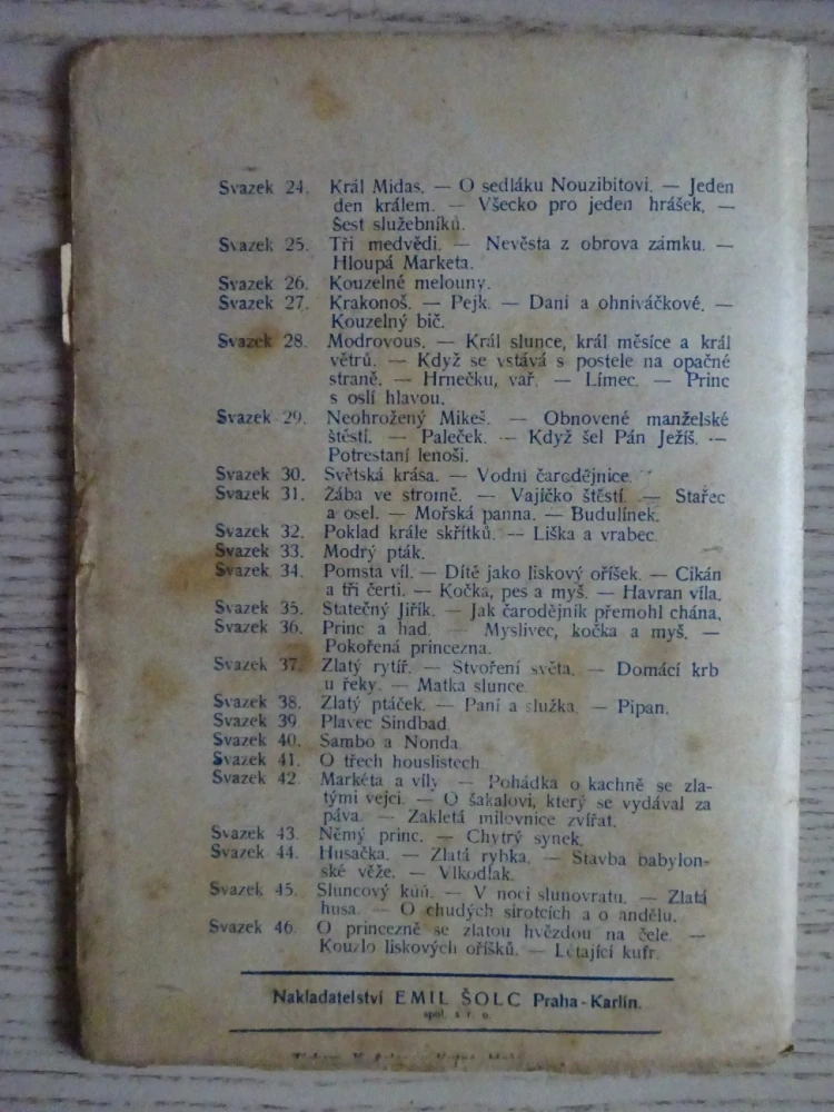 STOLEČKU, PROSTŘI SE! A JINÉ, POHÁDKY Z CELÉHO SVĚTA SV. 53 (MNOHÉ FANTASY)