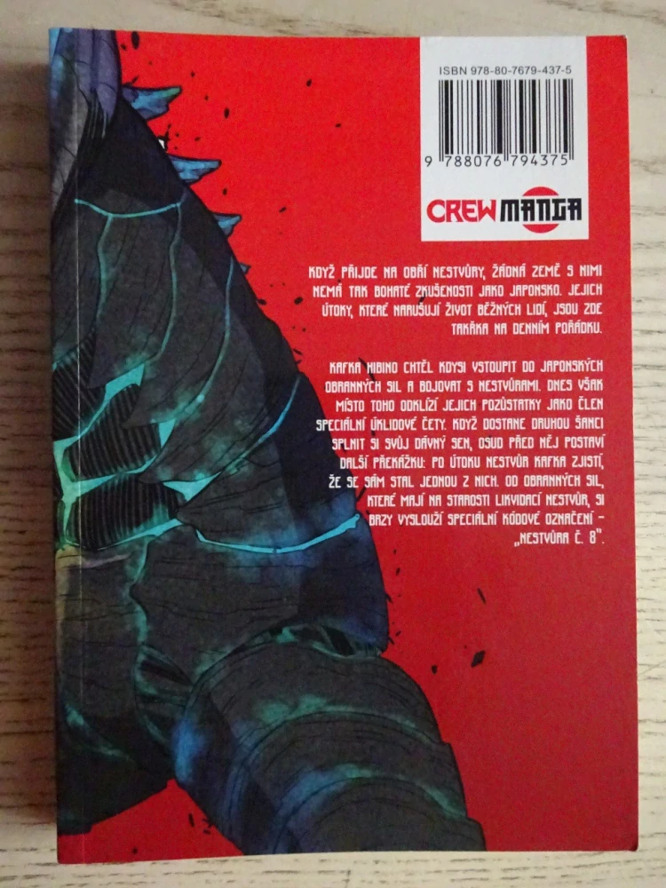 KAIDŽÚ Č. 8, MANGA KOMIKS, **an