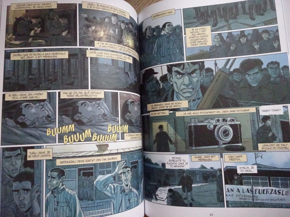 FOTOGRAF Z MAUTHAUSENU, SALVA RUBIO, KOMIKS VÁLKA, **an
