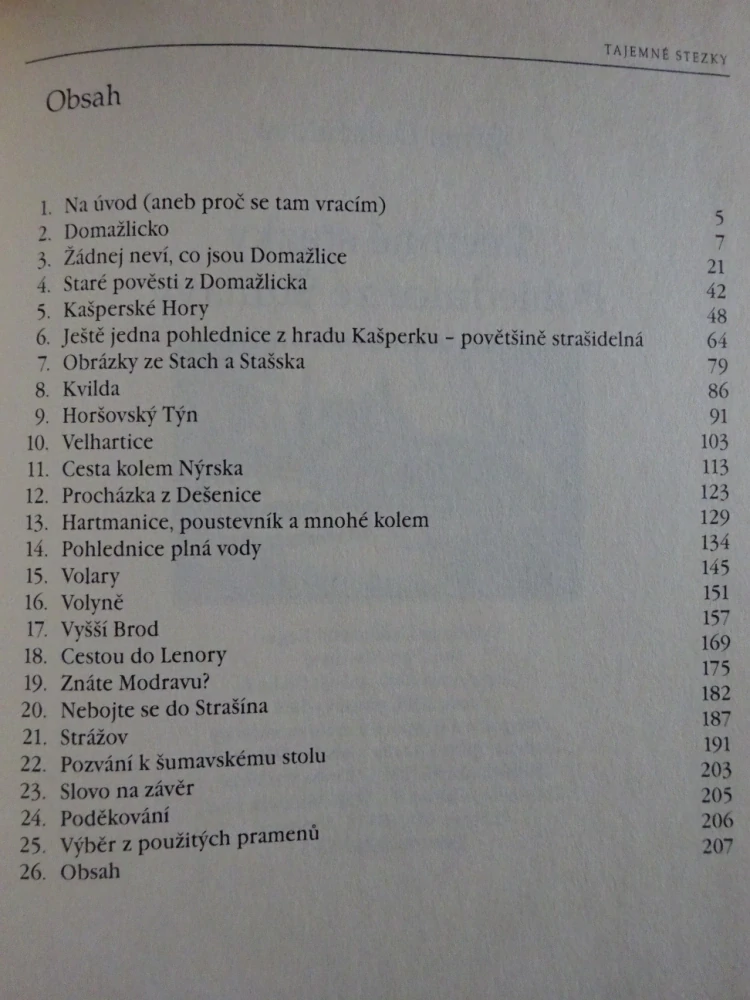 TAJEMNÉ STEZKY, POHLEDNICE ZE ŠUMAVY, JIŘINA DOLEŽALOVÁ, **an