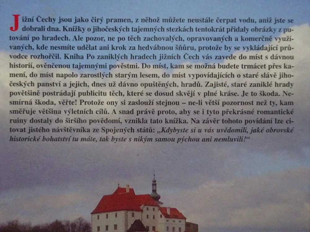 TAJEMNÉ STEZKY, PO ZANIKKLÝCH HRADECH JIŽNÍCH ČECH, JIŘINA DOLEŽALOVÁ, **an