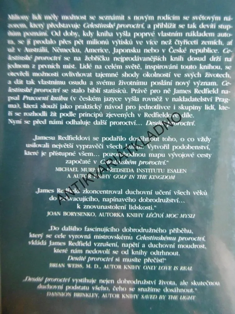 DESÁTÉ PROROCTVÍ, VIZE POKRAČUJE, JAMES REDFIELD