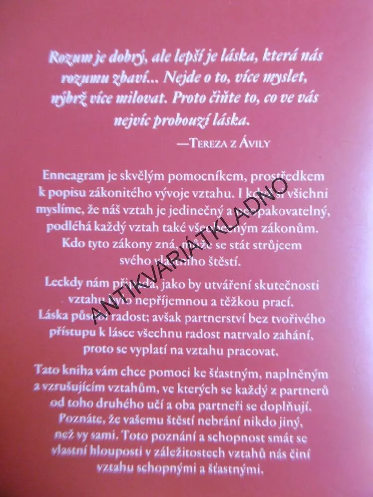 ENNEAGRAM PARTNERSKÝCH VZTAHŮ,