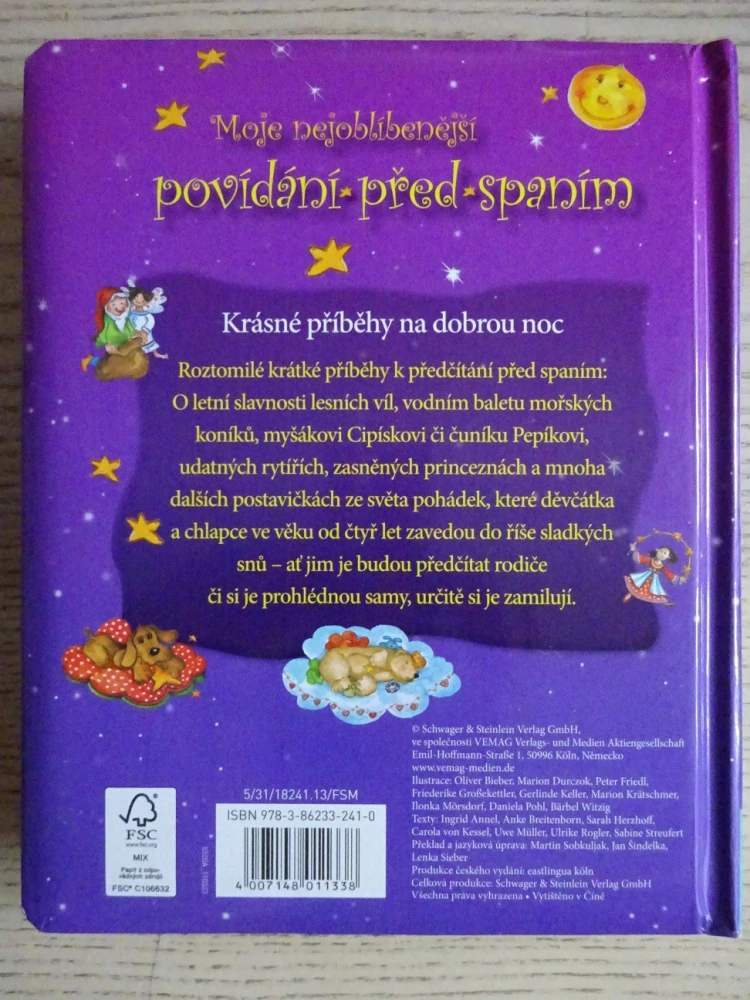 MOJE NEJOBLÍBENĚJŠÍ POVÍDÁNÍ PŘED SPANÍM, **an