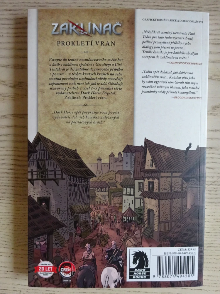 ZAKLÍNAČ, PROKLETÍ VRAN, KOMIKS, **an