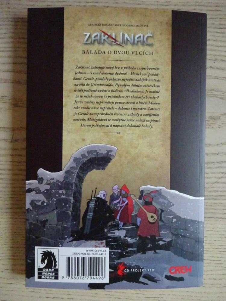 ZAKLÍNAČ, BALADA O DVOU VLCÍCH, KOMIKS, **an
