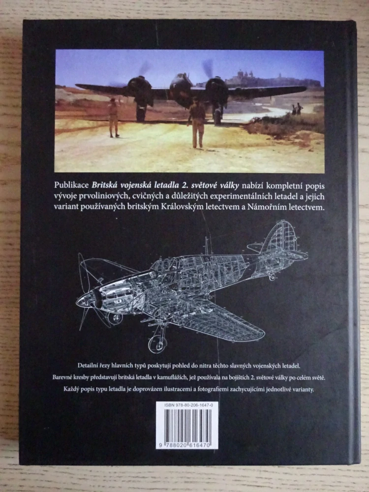 BRITSKÁ VOJENSKÁ LETADLA 2. SVĚTOVÉ VÁLKY, RSAF, FAA 1939-1945, J. MARCH, LETECTVÍ, **an