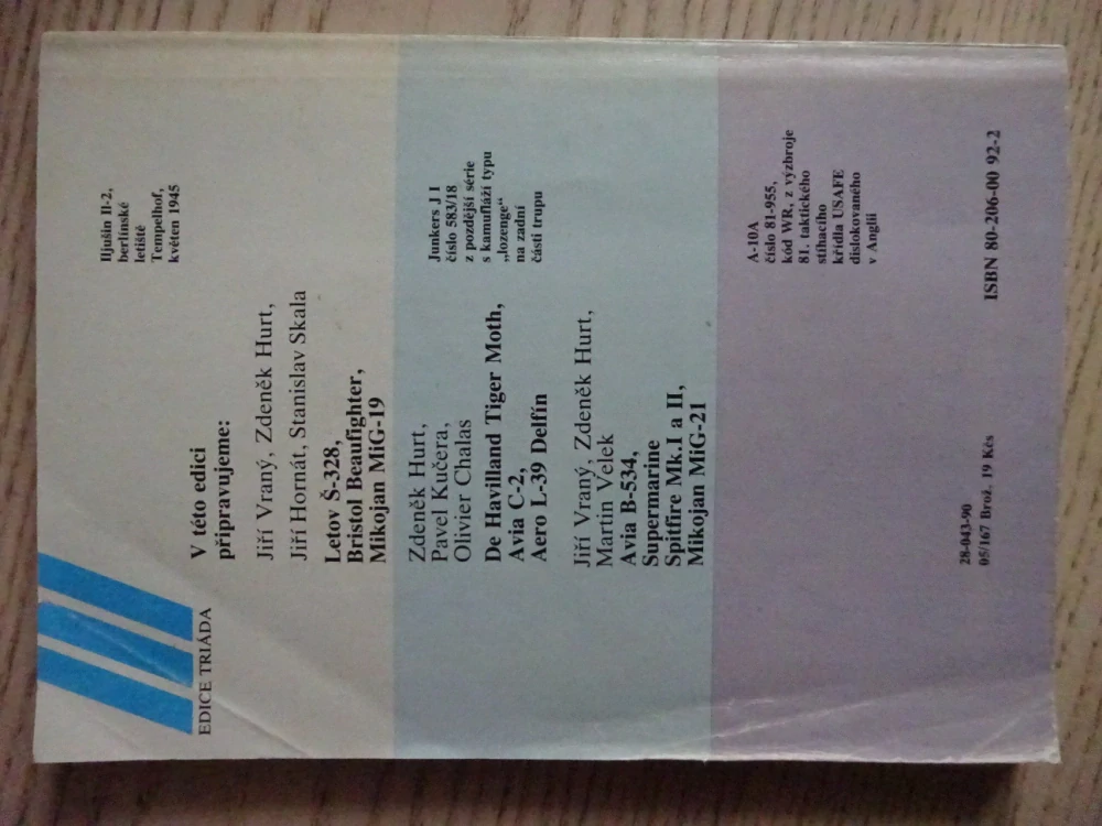 ILUSTROVANÁ HISTORIE LETECTVÍ, ILJUŠIN, JUNKERS, THUNDERBOLT, **an