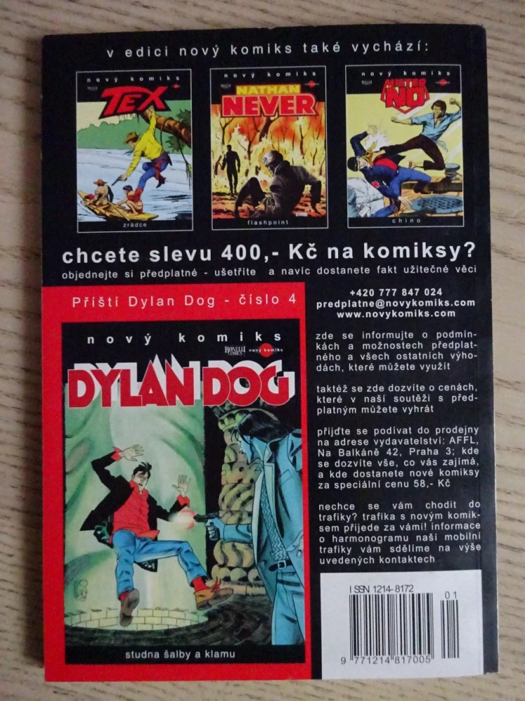 DYLAN DOG, MANILA, **an