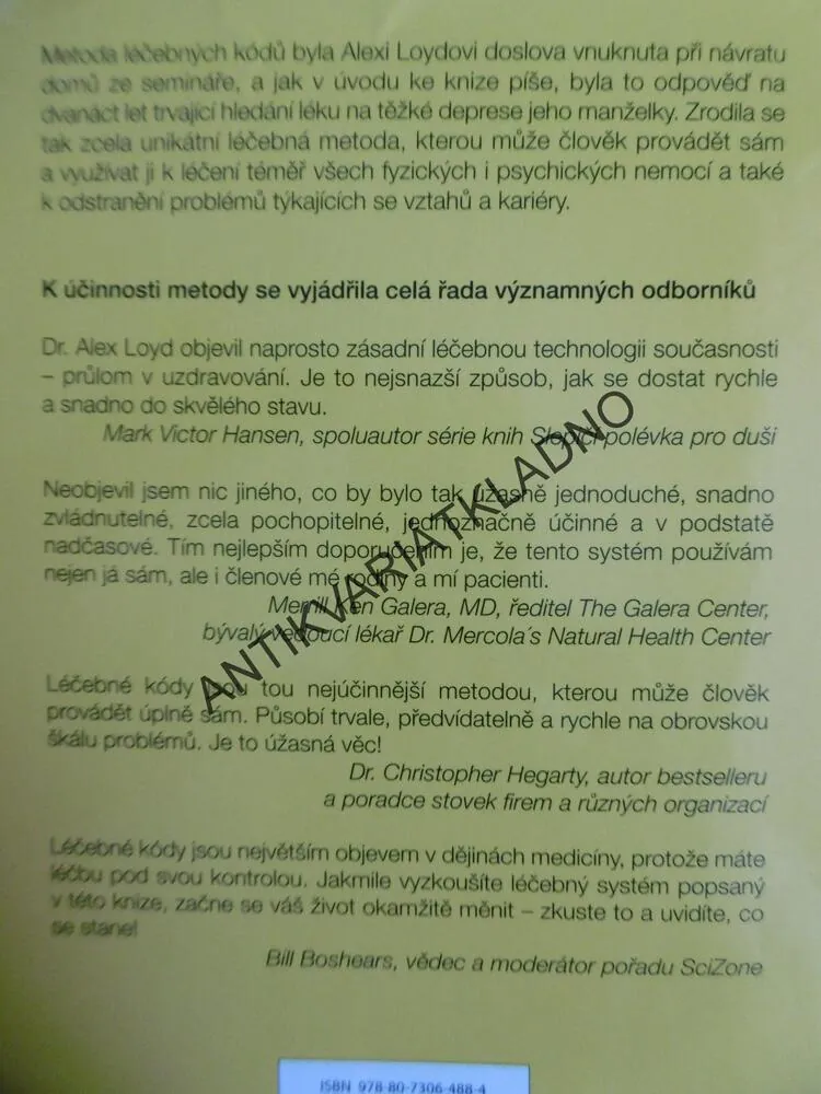LÉČEBNÝ KÓD, ALEXANDER LOYD, BEN JOHNSON, **an