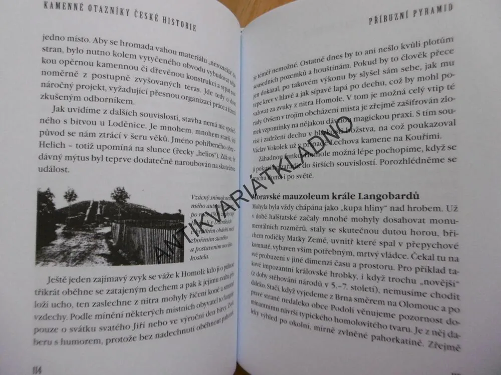KAMENNÉ OTAZNÍKY ČESKÉ HISTORIE, OTOMAR DVOŘÁK, **an