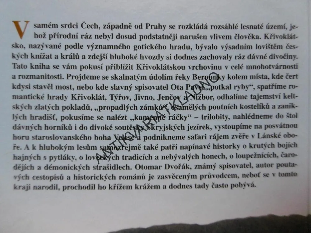 KŘIVOKLÁTSKÝM KRÁLOVSKÝM HVOZDEM, OTOMAR DVOŘÁK