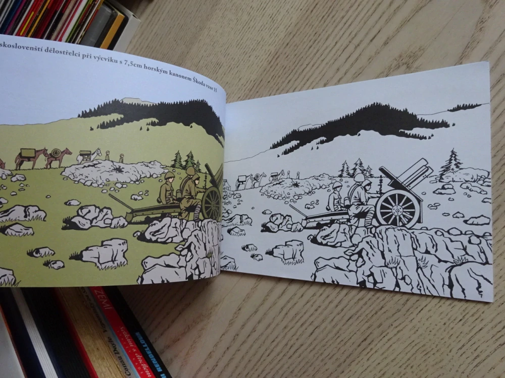 VOJENSKÉ OMALOVÁNKY PRO DĚTI