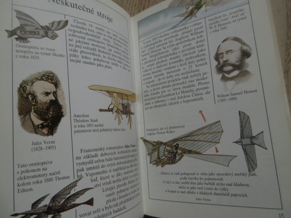 MALÁ KRONIKA LETECTVÍ, O LÉTAJÍCÍCH BLÁZNECH, JAME'S PRUNIER, **an
