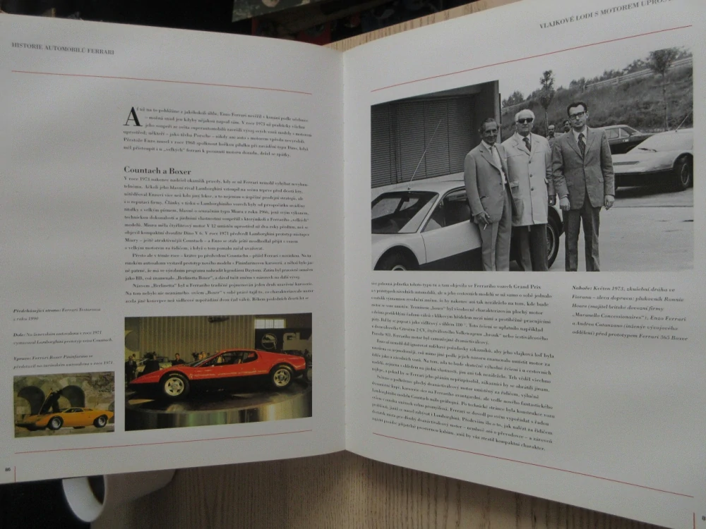 HISTORIE AUTOMOBILŮ FERRARI, BRIAN LABAN, **an