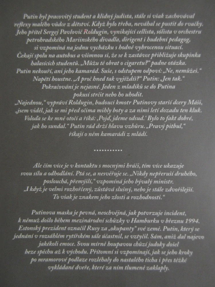 VLADIMIR PUTIN, FRÉDÉRIC PONS, **an