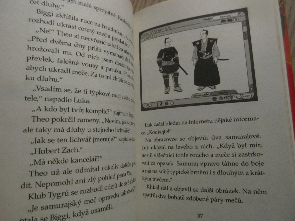 PŘÍPAD PRO TEBE A KLUB TYGRŮ, SAMURAJŮV MEČ, THOMAS C. BREZINA, **an