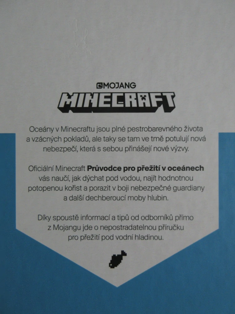 MINECRAFT: PRŮVODCE PRO PŘEŽITÍ V OCEÁNECH, MOJANG, **an