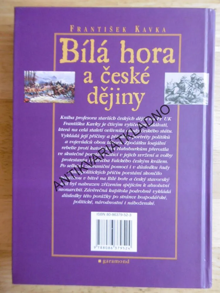 BÍLÁ HORA A ČESKÉ DĚJINY, FRANTIŠEK KAVKA
