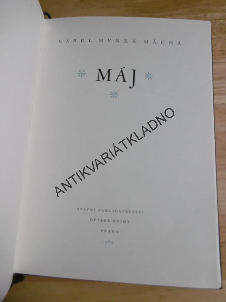 MÁJ, KAREL HYNEK MÁCHA