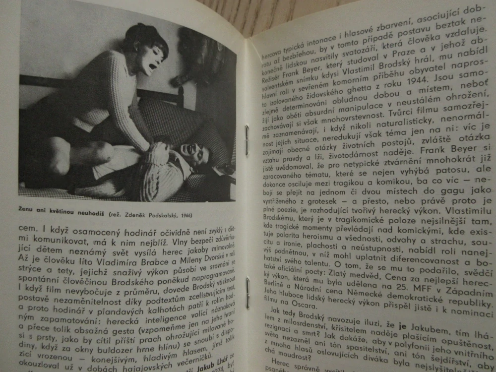 BRODSKÝ VLASTIMIL, FILMOVÝ SEŠIT, **an