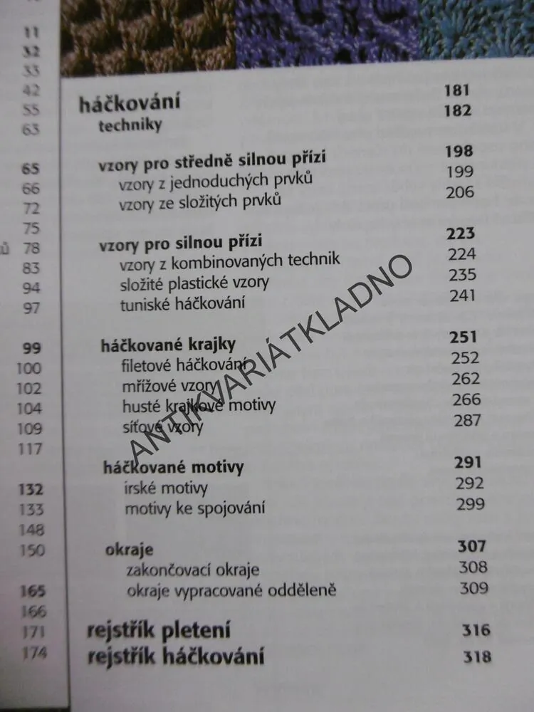 PLETENÍ A HÁČKOVÁNÍ, CCA 1000 VZORŮ
