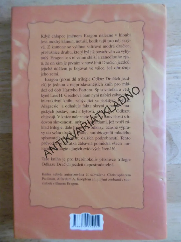 ERAGON, JEHO PŘÍBĚH A SVĚT, LOIS H. GRESHOVÁ, **an