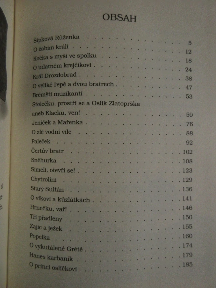 POHÁDKY BRATŘÍ GRIMMŮ, VLADIMÍR MACEK, **an