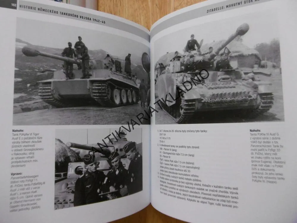 HISTORIE NĚMECKÉHO TANKOVÉHO VOJSKA, ANDERSON, 1942-45