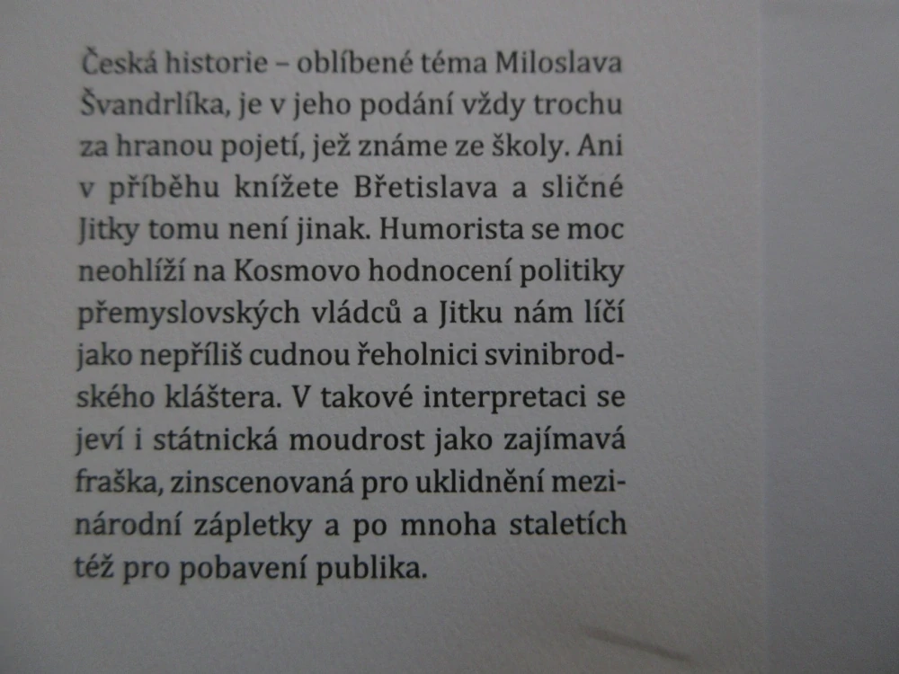 NEMRAVNÁ DÍVKA NA VDÁVÁNÍ, MILOSLAV ŠVANDRLÍK, **an
