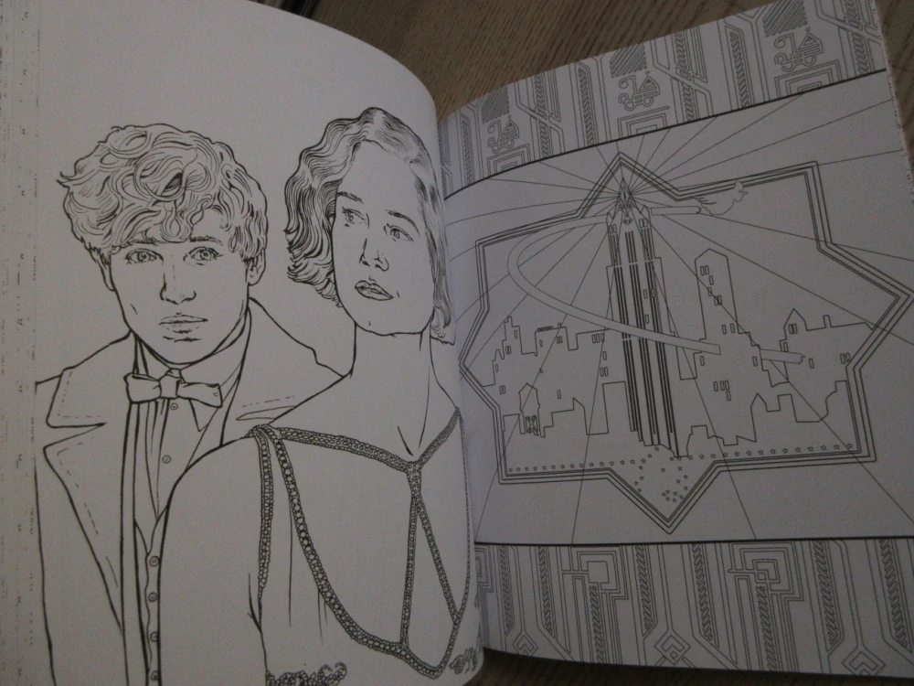 FANTASTICKÁ ZÍVÍŘATA A KDE JE NAJÍT, KOUZELNÉ POSTAVY A MAGICKÁ MÍSTA, OMALOVÁNKY, **an