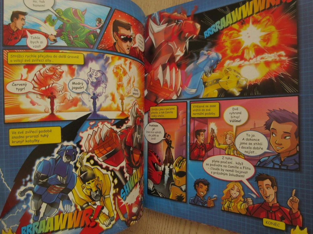 POWER RANGERS: JUNGLE, KNÍŽKA NA ROK 2010, **an