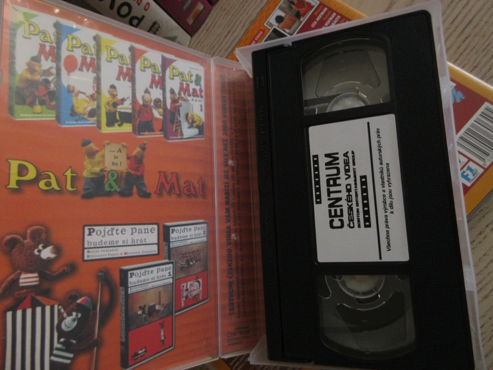PRINC A VEČERNICE, TŘETÍ PRINC, TŘI OŘÍŠKY PRO POPELKU, L. ŠAFRÁNKOVÁ, 3X VHS VIDEOKAZETA