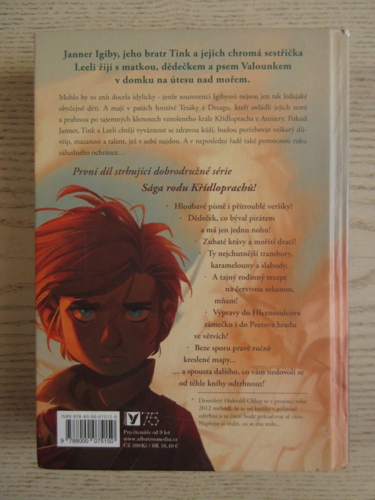 SÁGA RODU KŘÍDLOPRACHŮ: NA BŘEHU TEMNÉHO MOŘE TEMNOTY, 1., ANDREW PETERSON, **an