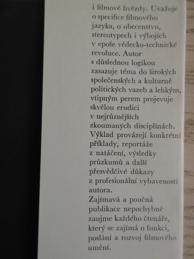 FILM UMĚNÍ VE VÝOJI, BOLESLAV MICHALEK, **an
