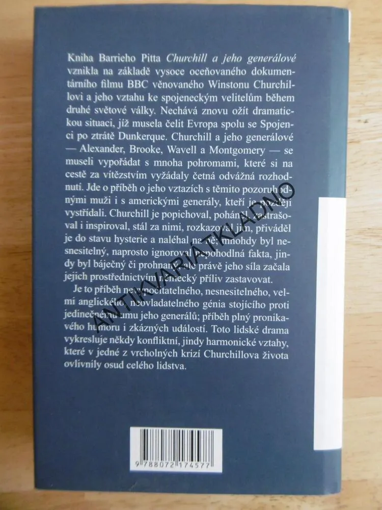 CHURCHILL A JEHO GENERÁLOVÉ, BARRIE PITT, **an