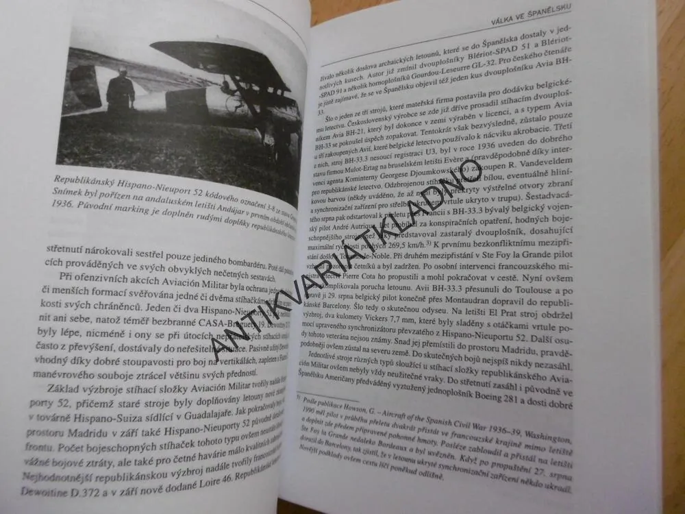 SOUMRAK STÍHACÍCH DVOUPLOŠNÍKŮ,1., ŠPANĚLSKO 1936-37, ŠNAJDR