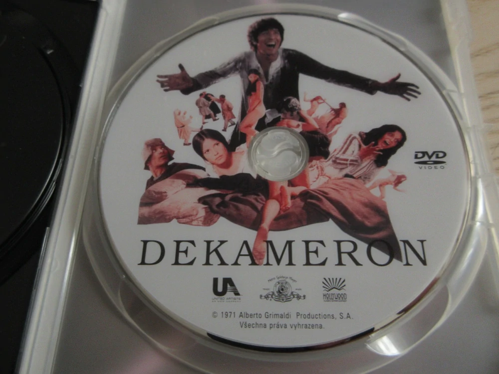 DEKAMERN, PASOLINI, GB OBAL, ČESKÁ VERZE, 2XDVD FILM, FILM BOOK