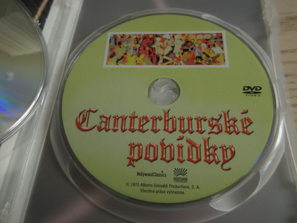 CERTERBURSKÉ POVÍDKY, PASOLINI, GB OBAL, ČESKÁ VERZE, 2XDVD FILM, FILM BOOK